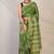 green zari work cotton silk blend bhagalpuri ethnic saree with unstitched blouse