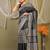 black zari work cotton silk blend bhagalpuri ethnic saree with unstitched blouse