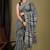 grey zari work cotton silk blend bhagalpuri ethnic saree with unstitched blouse