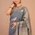 grey zari work, tassle jay shree cotton fine bhagalpuri ethnic saree with unstitched blouse
