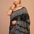 black zari work, tassle cotton silk blend bhagalpuri ethnic saree with unstitched blouse