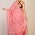pink zari work, tassle cotton silk blend bhagalpuri ethnic saree with unstitched blouse
