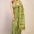 green zari work, tassle cotton silk blend bhagalpuri ethnic saree with unstitched blouse