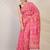 baby pink zari work, tassle cotton silk blend bhagalpuri ethnic saree with unstitched blouse