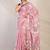 pink zari work, tassle cotton silk blend bhagalpuri ethnic saree with unstitched blouse