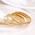Gold color 1 set of fashion bangle size: 2.2 (plkb121gld-2.2)
