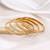 Gold color 1 set of fashion bangle size: 2.2 (plkb125gld-2.2)