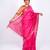 pink zari work, maheshwari tusser silk blend bhagalpuri ethnic saree with unstitched blouse