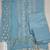 Sky  blue heavy faux georgette embroidery pakistani salwar suit