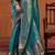 Sky Blue Silk Zari Weaving Saree With Blouse Piece For Women