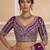 wine sequins embroidered net lehenga set choli with dupatta