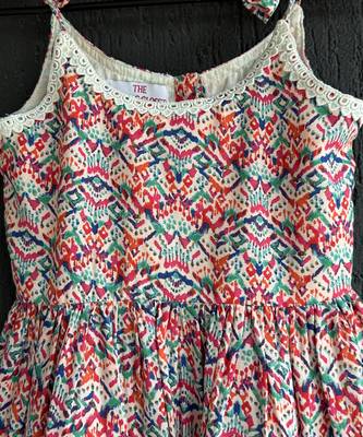 Multicolor printed cotton dress 2