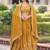  yellow embroidered silk haldi lehenga set choli with dupatta
