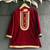 Red embroidered velvet kurta set