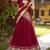 Maroon Paithani Style Pure Chanderi Zari Weaving Lehenga Choli with Dupatta     Ready Made (32 to 42)