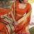 Orange Paithani Style Pure Chanderi Zari Weaving Lehenga Choli with Dupatta     Ready Made (32 to 42)