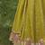  green embroidered tissue lehenga set choli with dupatta