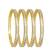 Gold set of 4 baguette american diamond bangles