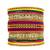 Set of 22 multicolor velvet cz bangle set chuda