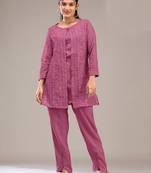 Pink embroidered georgette pakistani salwar suit