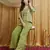 Riva enterprise women's vichitra silk three-piece set with jacket and embroidered choli