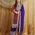 Riva enterprise women's faux georgette fabric zari embroidery kurtaset with dupatta