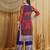 Riva enterprise women's faux georgette fabric zari embroidery kurtaset with dupatta