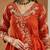 Riva enterprise women's elegant angrakha style anarkali kurti set with embroidered dupatta