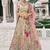 Cream Silk Blend Lehenga set choli dupatta