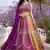 purple faux blooming lehenga choli with dupatta