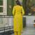 Women yellow viscose ethnic motifs printed straight kurta trousers with dupatta