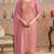 Onion-pink ready-made premium mirraw suit set 