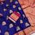 Navy Blue Color Soft Silk Banarasi Silk Saree