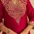 Pink embroidered silk kurta set