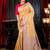 yellow woven matka silk blend saree