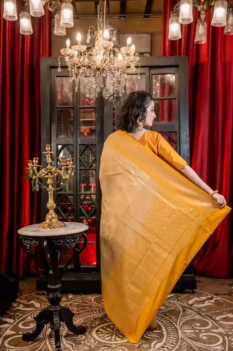 multicolor woven matka silk blend zari woven all seasons sarees