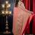pink woven matka silk blend saree
