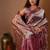 multicolor woven tissue saree