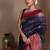 grey hand woven tussar saree