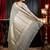grey hand woven silk blend saree