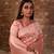 pink woven katan silk blend saree