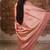 pink woven katan silk blend saree