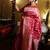 pink woven katan silk blend saree