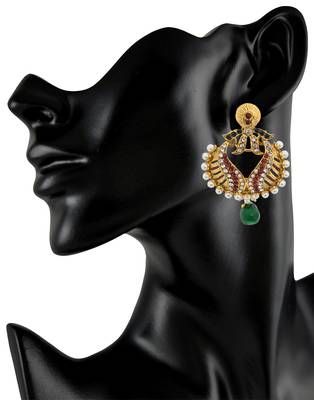 Pearling Green Beauteous Earrings -Rae0053 2