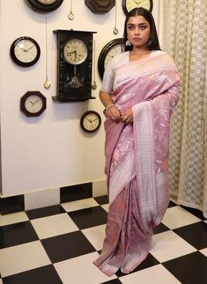 plum woven tussar zari woven all seasons sarees 1