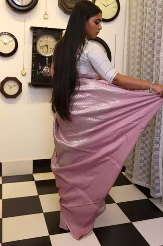 plum woven tussar zari woven all seasons sarees