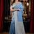 blue woven silk blend blend saree