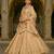 gold embroidered silk lehenga set