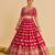 pink embroidered silk lehenga set