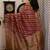 multicolor hand woven silk blend saree